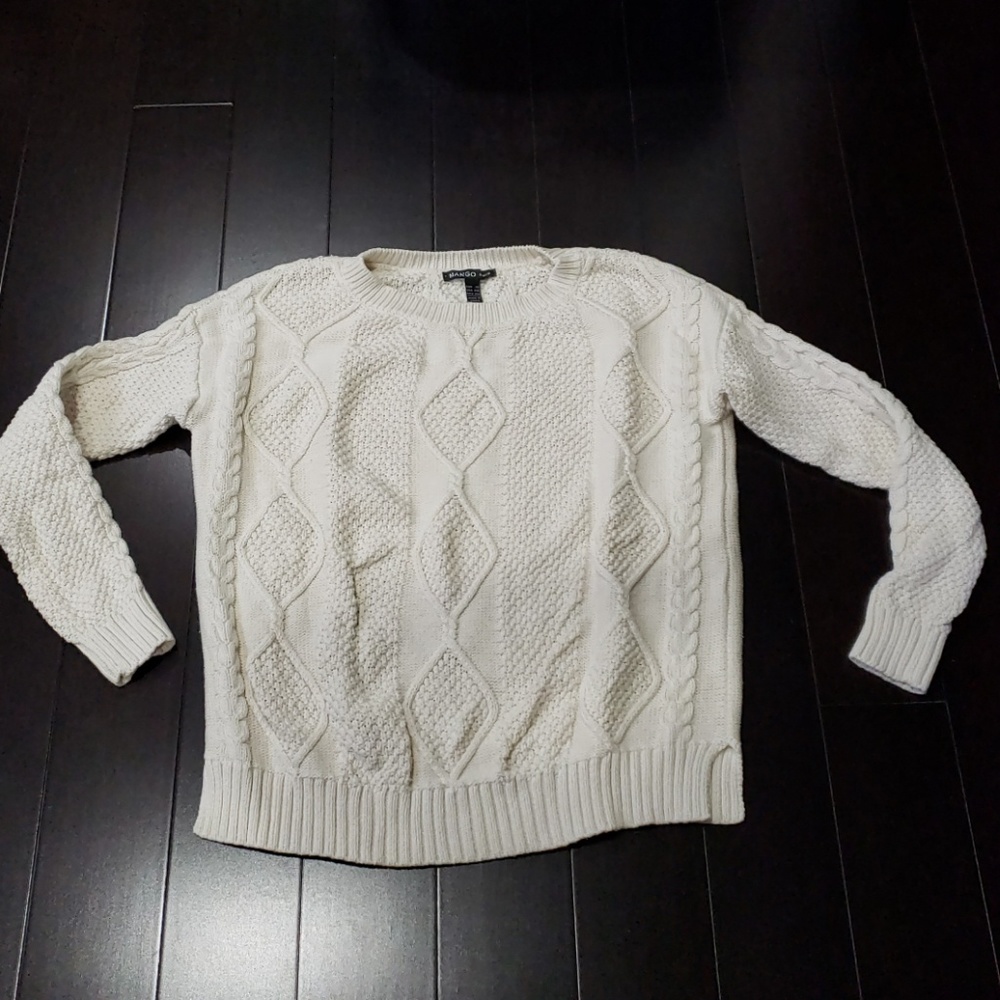 Mango Basic Knit Sweater Xxs - image 1